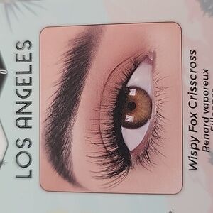 Ioni Los Angeles " HALFling Wispy Fox Crisscross Eyelashes Reusable